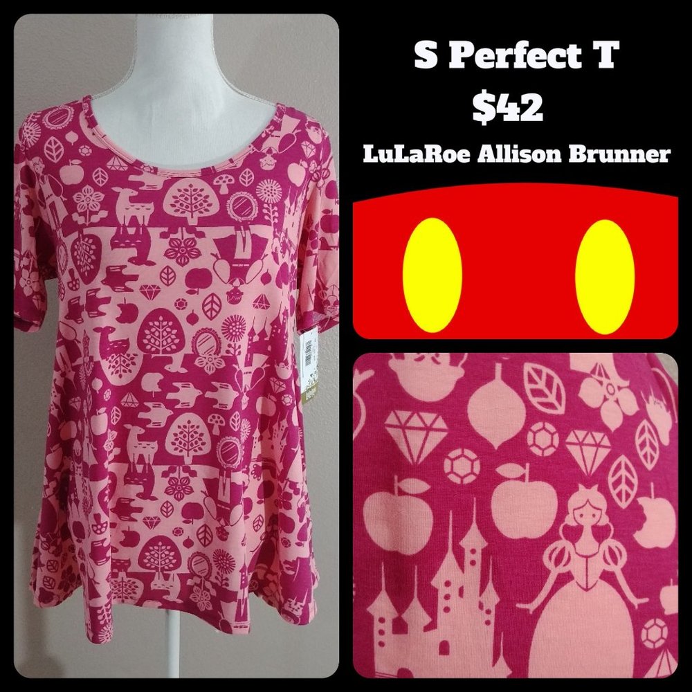 ⭐ Lularoe x Disney Princess Perfect T - Small - NWT